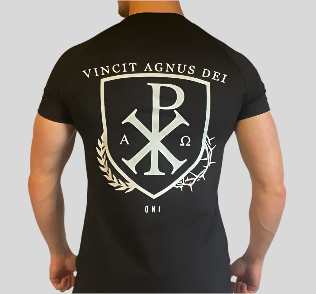 'Vincit Agnus Dei' Christogram Shirt