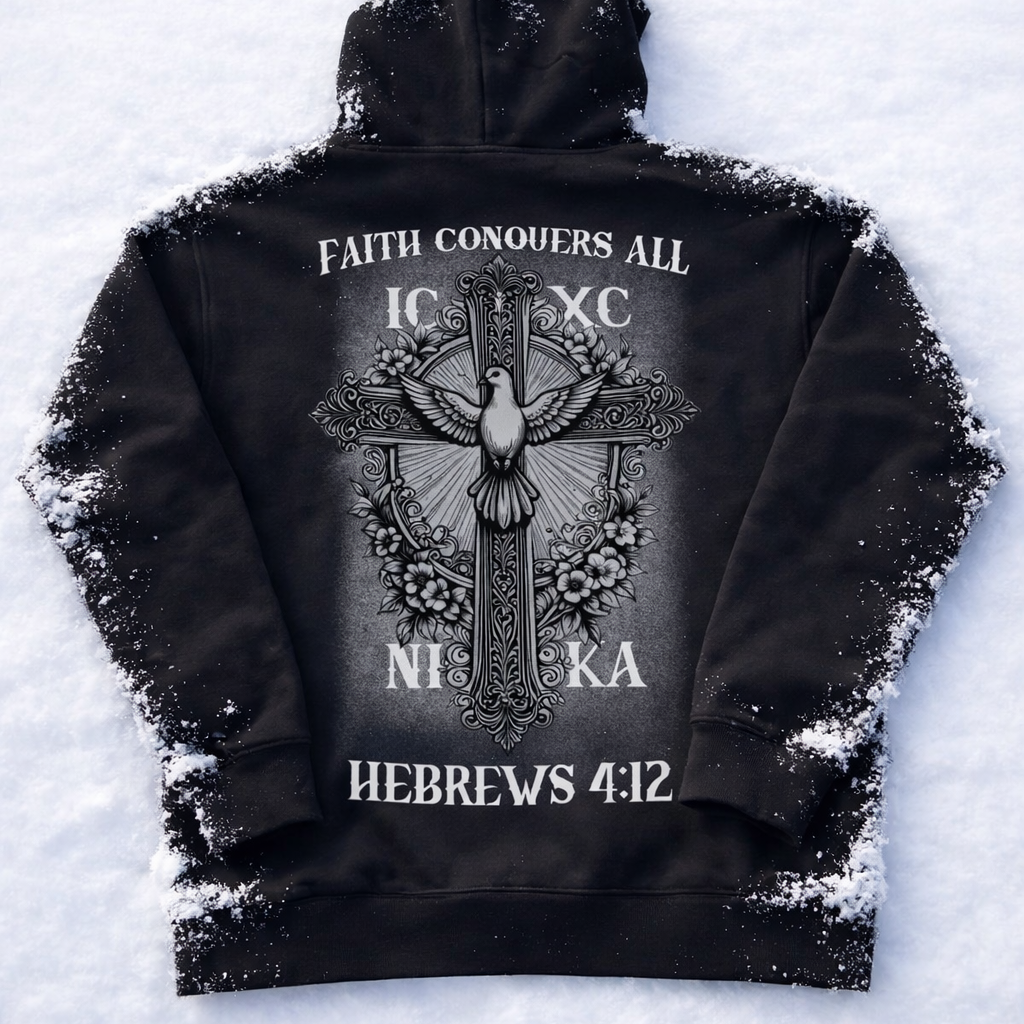 'Faith conquers all' Hoodie